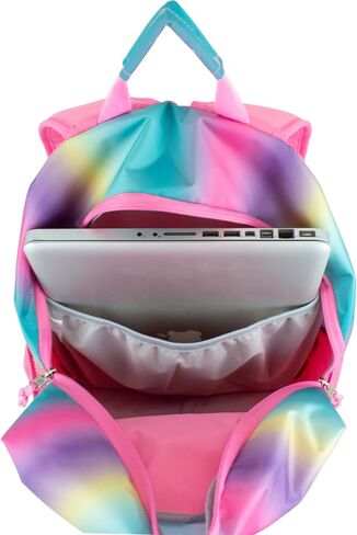 FUEL Lunch Backpack Set Water Resistant Dome Bookbag Bag Soft Reusable Insulated Cooler Lunch Box Thermal Travel Office Lunch Bag, Orange & Black in Kuwait