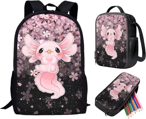 ZFRXIGN Sunflower Elephant Backpack for Girls Teens Bookbag School Bag Lunch Box Pencil Holder for Kids Boys Girls Back To School 3 Pieces School Backpack Bookbag in Saudi Arabia