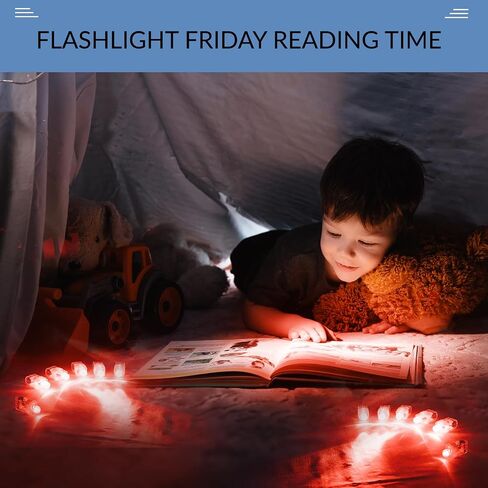CALIFORNIA CADE ELECTRONIC Finger Lights-50Pcs for Kids Adult Party Favors Party Supplies for Holiday Light up Toys - LED Rave Laser Assorted Toys for First & Last Day of School (Blue) in Saudi Arabia