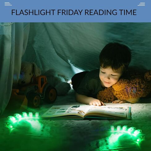 CALIFORNIA CADE ELECTRONIC Finger Lights-50Pcs for Kids Adult Party Favors Party Supplies for Holiday Light up Toys - LED Rave Laser Assorted Toys for First & Last Day of School (Blue) in Saudi Arabia