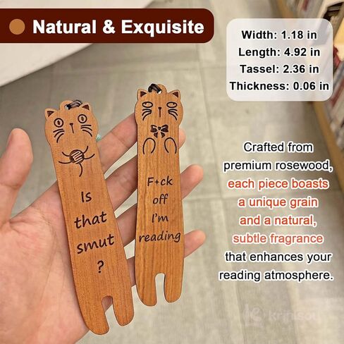 is That Smut Bookmark، إشارات مرجعية مضحكة حارة للنساء البالغات، إشارة مرجعية لطيفة على شكل قطة، علامة كتاب Smutty لمحبي الكتب in Kuwait