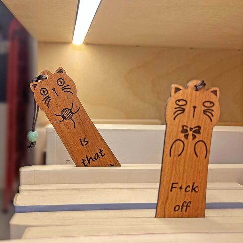 is That Smut Bookmark، إشارات مرجعية مضحكة حارة للنساء البالغات، إشارة مرجعية لطيفة على شكل قطة، علامة كتاب Smutty لمحبي الكتب in Kuwait