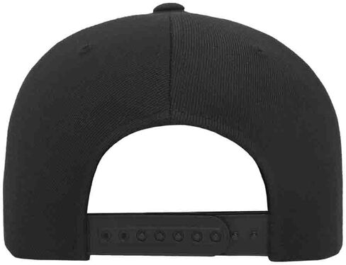 Pull Patch Flat Bill Premium Snapback Hat | Black Baseball Tactical Cap | 2x3 in Loop Surface to Attach Morale Patches in Saudi Arabia