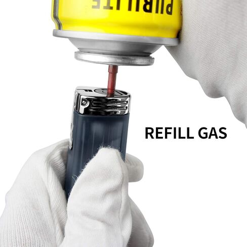 Cigar Torch Lighter Butane Refillable Triple Jet Flame Cigar Lighters with Punch(Without Gas) in Saudi Arabia