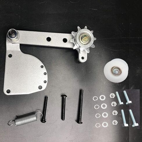 48cc/50cc/66cc/80cc نموذج جديد مجموعة شداد سلسلة الربيع ومجموعة بديلة من شداد سلسلة البكرة الخامل - مجموعة عجلات من النايلون - دراجة بمحرك تعمل بالغاز in Kuwait