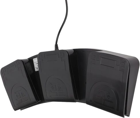 دواسة قدم USB، دواسة تبديل ثلاثية للقدم USB للكمبيوتر الشخصي، 3 برامج رئيسية ثلاثية، وظيفة MIDI، لوحة مفاتيح كمبيوتر قابلة للبرمجة، التوصيل والتشغيل in Kuwait
