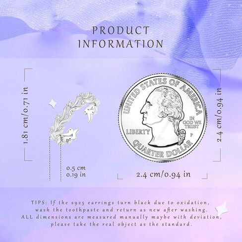 خواتم للنساء، خواتم من الفضة الإسترلينية 925، حلقة مفتوحة من أوراق الساليكس قابلة للتعديل للنساء والرجال والأزواج والبنات المراهقات وخطوبة الزفاف in Kuwait