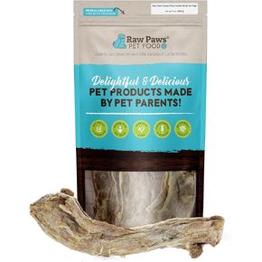 Raw Paws Freeze-Dried Turkey Necks for Dogs, 4-oz (3 Count) - Made in USA - Single Ingredient Dog Chew - Raw Freeze Dried Dog Treats - Dog Freeze Dried Treats - Freeze Dried Treats for Dogs