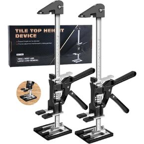 Labor Saving Arm Jack 2 Pack,Hand Lifting Jack Tool, Hand Tool for Installing Cabinet and Wall Tile Height Adjusters，Multifunctional Furniture Lift Jack，Bar Clamps for Woodworking,Bed Jack to Lift Bed