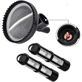 Fuel Tank Sending Unit Strainer Screen and Fuel Filter - Part# 904-419 E5TZ9J306BA - Compatible with F-ord Excursion E-350 E-450 F-250 F-350 F-450 F-550 Econoline F Super Duty 6.0L 7.3L
