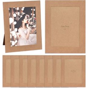 إطار صور ورقي مونولايك مقاس 5x7 أبيض مقاس 10p 5x7 بوصة