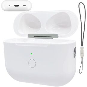 حافظة شحن USB-C لأجهزة AirPods 3، منفذ شاحن من النوع C لاستبدال الجيل الثالث من Airpod وحافظة شحن بطارية مدمجة بقدرة 620 مللي أمبير في الساعة تدعم السلكية واللاسلكية مع حبل أمان in Saudi Arabia