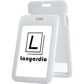 1 Pack Sliding ID Badge Holder with Clear Window Black ID Card Holder Protector Pouch for Office School ID Credit Cards Proximity Key Cards Driver’s Licenses and Passes