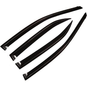 OCPTY 4Pcs Tape on Window Visor fit for 2009-2013 for Toyota Corolla Side Window Deflector Rain Shade Visors