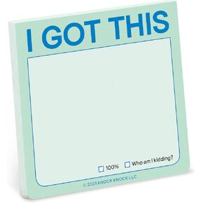 Knock Knock I Got This Sticky Note (Pastel Version, 3 x 3-inches) (Pack of 1)