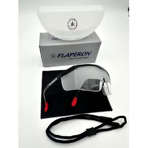 FOGGLES IFR Aviation Training FOGGLES Adjustable Sides, Scratch-Resistant Polycarbonate, Carrying Case,
