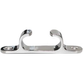 X-Haibei Marine Straight Bow Chock Cleat Line Chock Stainless Steel Made for Boat 4 inch Length Solid Finished