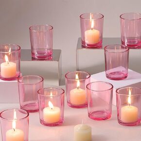 مجموعة حوامل شموع نذرية زرقاء من ليتين مكونة من 36 قطعة - حاملات شموع زجاجية أنيقة للقطع المركزية وديكور الزفاف والحفلات - ناخبون أزرق للقطع المركزية وحفلات التخرج وحفلات الزفاف in Kuwait