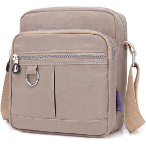 Shoulder Handbags for Women Multiple Pockets Crossbody Purse Bags Waterproof Nylon Messenger Bag
