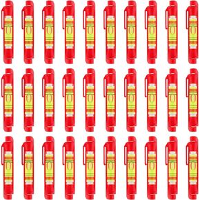 30 PCS String Line Level Tool, Hanging Line Level String, Bubble Measuring Tool Small Bubble Level for Bricklaying, Masonry Work, Picture Frame Hanging