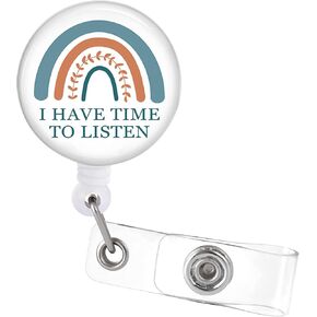 بكرة شارة مسائل الصحة العقلية قابلة للسحب مع مشبك التمساح، حامل شارة قوس قزح، الوعي بمرض الدماغ البشري، التمريض، الطبيب، المعلم، العامل الطبي، ديكور الهوية in Kuwait