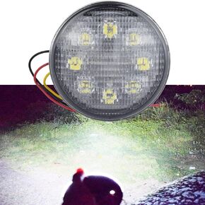 LED Light Round Sealed for John Deere 4.37 Inch CE RE25126 ATV UTV Hi/Lo Beam 12V Tractor MOTO Bulb 2520 4000 6030