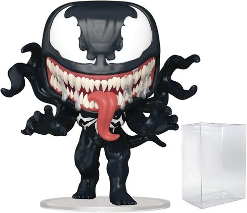 POP Marvel Gamerverse: Spider-Man 2 - Venom Funko Vinyl Figure (Bundled with Compatible Box Protector Case), Multicolored, 3.75 inches in Saudi Arabia