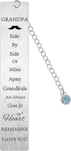 Dad Bookmark from Daughter Son Gift for Dad Fathers Day for Daddy Papa I Love You Dad Gifts Christmas Birthday Gifts for Dad Bookmark in Saudi Arabia