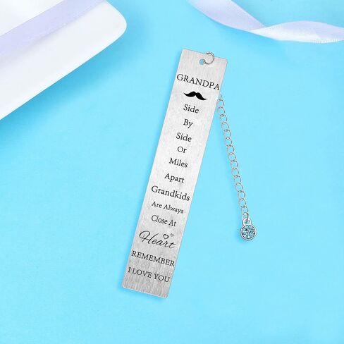 Dad Bookmark from Daughter Son Gift for Dad Fathers Day for Daddy Papa I Love You Dad Gifts Christmas Birthday Gifts for Dad Bookmark in Saudi Arabia
