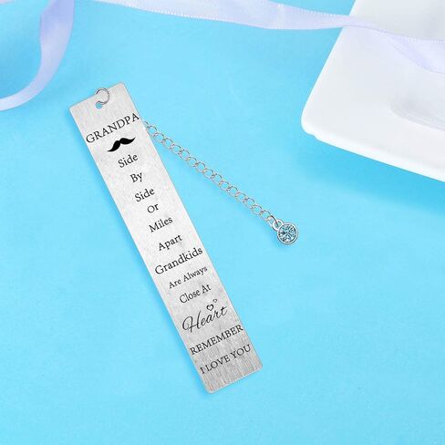 Dad Bookmark from Daughter Son Gift for Dad Fathers Day for Daddy Papa I Love You Dad Gifts Christmas Birthday Gifts for Dad Bookmark in Saudi Arabia