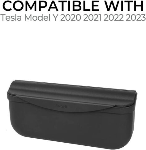 BMZX 3PCS for Tesla Model Y Under Center Console Organizer for Backseat, Sunglasses Holder, Cup Holder, Storage Box Center Organizer Container for Tesla Interior Organize Accessories in Kuwait
