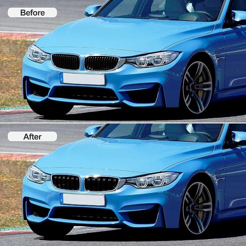 E92 Grille Grill، ATPOEN Front Grille Kindey لسيارات BMW 3 Series E92 E93 LCI Coupe 2011 2012 2013 أسود لامع (لا يناسب M3) in Kuwait
