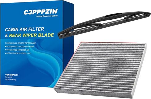 Cabin Air Filter CF11182 CP182 Premium Automotive filter with Activated Carbon Replacement for Car Passenger and 10Inch Rear Wiper Blades Fit for Honda HR-V in Saudi Arabia