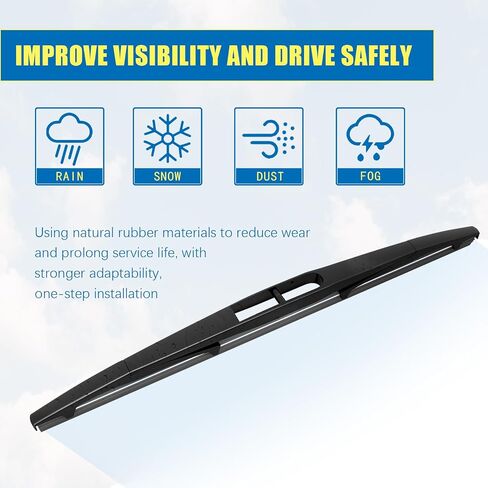 Cabin Air Filter CF11182 CP182 Premium Automotive filter with Activated Carbon Replacement for Car Passenger and 10Inch Rear Wiper Blades Fit for Honda HR-V in Saudi Arabia