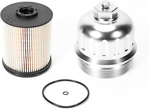 TP1015-134001 فلتر الوقود وغطاء الإسكان متوافق مع 2017-2020 شيفروليه سيلفرادو جي إم سي سييرا 1500 2500 HD 3500 HD 3.0L 6.6L، لسيارة شيفروليه كروز 1.6L 2.0L in Kuwait