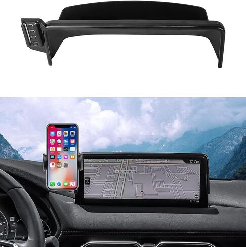 Autorder Car Phone Holder for 2021-2025 Ford Escape Accessories 8-Inch Cell Phone Mount with Dash Organizer Hands-Free 360 Degree Rotation(Not fit 13.2" Screen) in Saudi Arabia