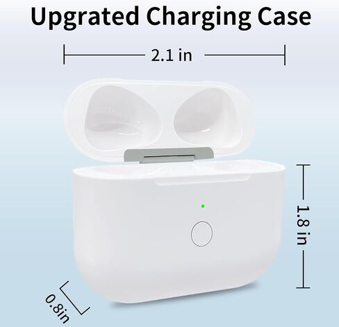 USB-C Charging Case for AirPods 3, Type-C Charger Port for Airpod 3rd Generation Replacement and Built-in 620 mAh Battery Charging Case Support Wireless & Wired with Safety Lanyard in Saudi Arabia