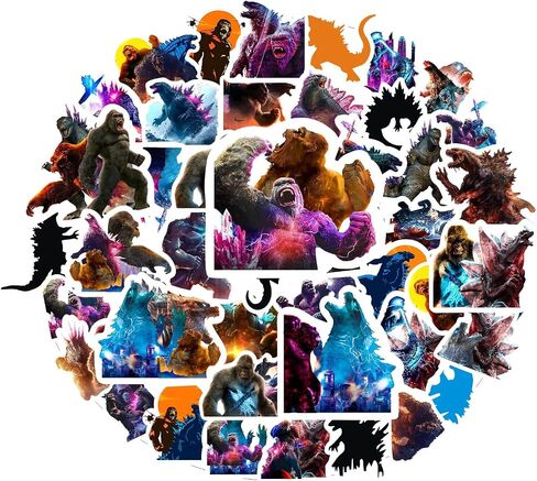 88pcs Monster Stickers for Water Bottles Birthday Party Supplies for Monster Birthday Decorations Party Favors, Cartoon Stickers and Decals in Saudi Arabia
