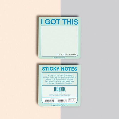 Knock Knock I Got This Sticky Note (Pastel Version, 3 x 3-inches) (Pack of 1) in Saudi Arabia