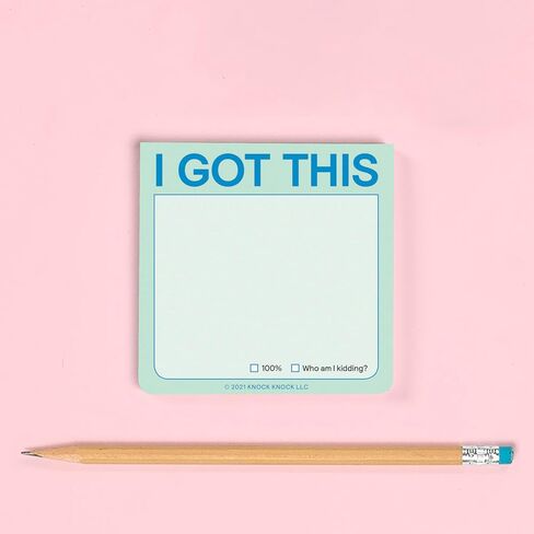 Knock Knock I Got This Sticky Note (Pastel Version, 3 x 3-inches) (Pack of 1) in Saudi Arabia