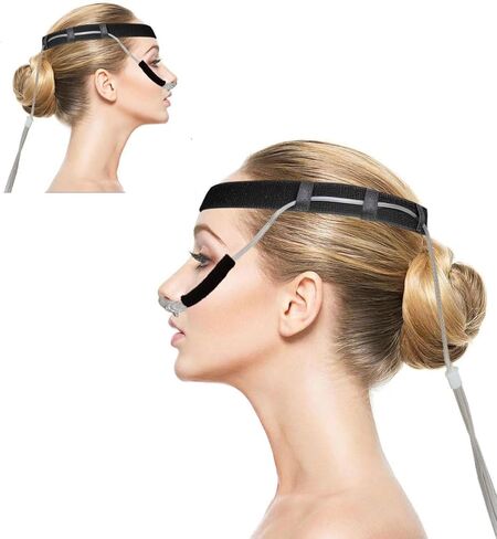 Oxygen Cannula Ear Protector + 2 Nasal Oxygen Cannula Cushions，Adjustable Oxygen Cannula Headband，Soft Nasal Cannula Covers，Oxygen Tubing Accessories in Saudi Arabia