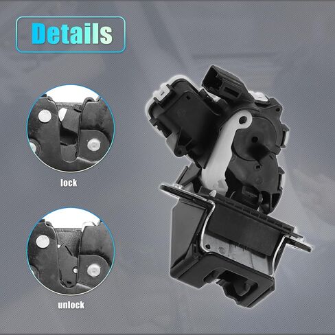 uxcell Replacement Rear Liftgate Door Lock Actuator for Mazda CX-9 2016-2019 for Mazda CX-5 2013-2016 for Mazda 3 Hatchback 2010-2015 Tailgate Latch Assembly No.BJT662310/G33M62310 in Saudi Arabia