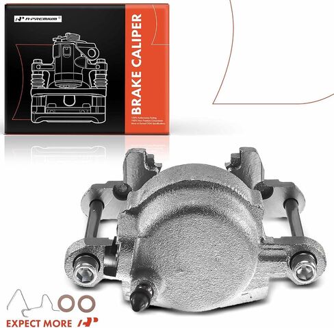 A-Premium Disc Brake Caliper Assembly Without Bracket Compatible with Select Chevy, Cadillac, GMC, Buick and Oldsmobile Models - Blazer, S10, Seville, Riviera, Jimmy, Sonoma, Syclone - Front Driver in Saudi Arabia