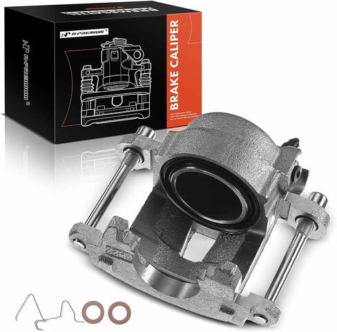A-Premium Disc Brake Caliper Assembly Without Bracket Compatible with Select Chevy, Cadillac, GMC, Buick and Oldsmobile Models - Blazer, S10, Seville, Riviera, Jimmy, Sonoma, Syclone - Front Driver in Saudi Arabia