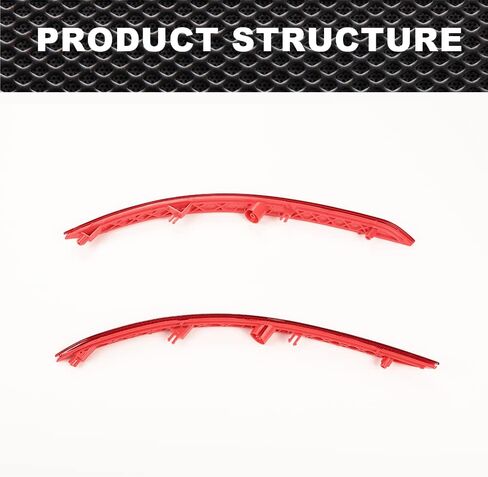 Red Rear Bumper Reflector Set Driver and Passenger Side Compatible with Ford Fusion Energi SE 2013-2016/Fit Fusion Energi Titanium, S, SE, SE Hybrid, Titanium, Titanium Hybrid 2013-2016 in Saudi Arabia
