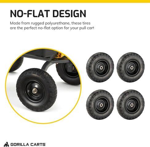 غوريلا كارتس 13 بوصة إطار بديل مسطح لعربات المرافق GCG-4، GCG-2140، GOR4PS، GOR400، GOR4G، GOR5، GOR800(B)-COM، GOR801، وGCG-900 in Kuwait