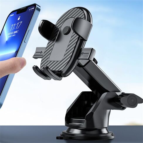 Universal Car Phone Holder Mount Dashboard Windshield Air Vent Phone Mount for Car for iPhone 14/13/12 (0291) in Saudi Arabia