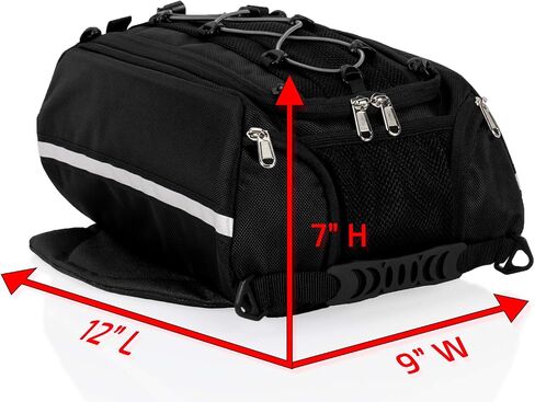 1650 Magnetic Tank Bag - Water-Resistant, Tear-Resistant, Industrial Grade Ballistic Nylon with Anti-Scratch Rubberized Polyester Bottom, Strong Neodymium Magnets, 11.5"L x 10"W x 7"H in Saudi Arabia