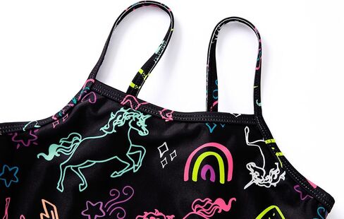 Girls Mermaid Floral Swimsuit Bathing Suit Size 2T-10 Toddler, Little & Big Kids in Kuwait