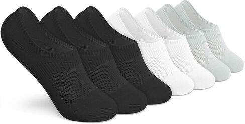 ACTINPUT 7 Pairs No Show Socks Women Low cut Socks for Women Non Slip Cotton Casual Flat Boat Line Socks 5-8 in Saudi Arabia